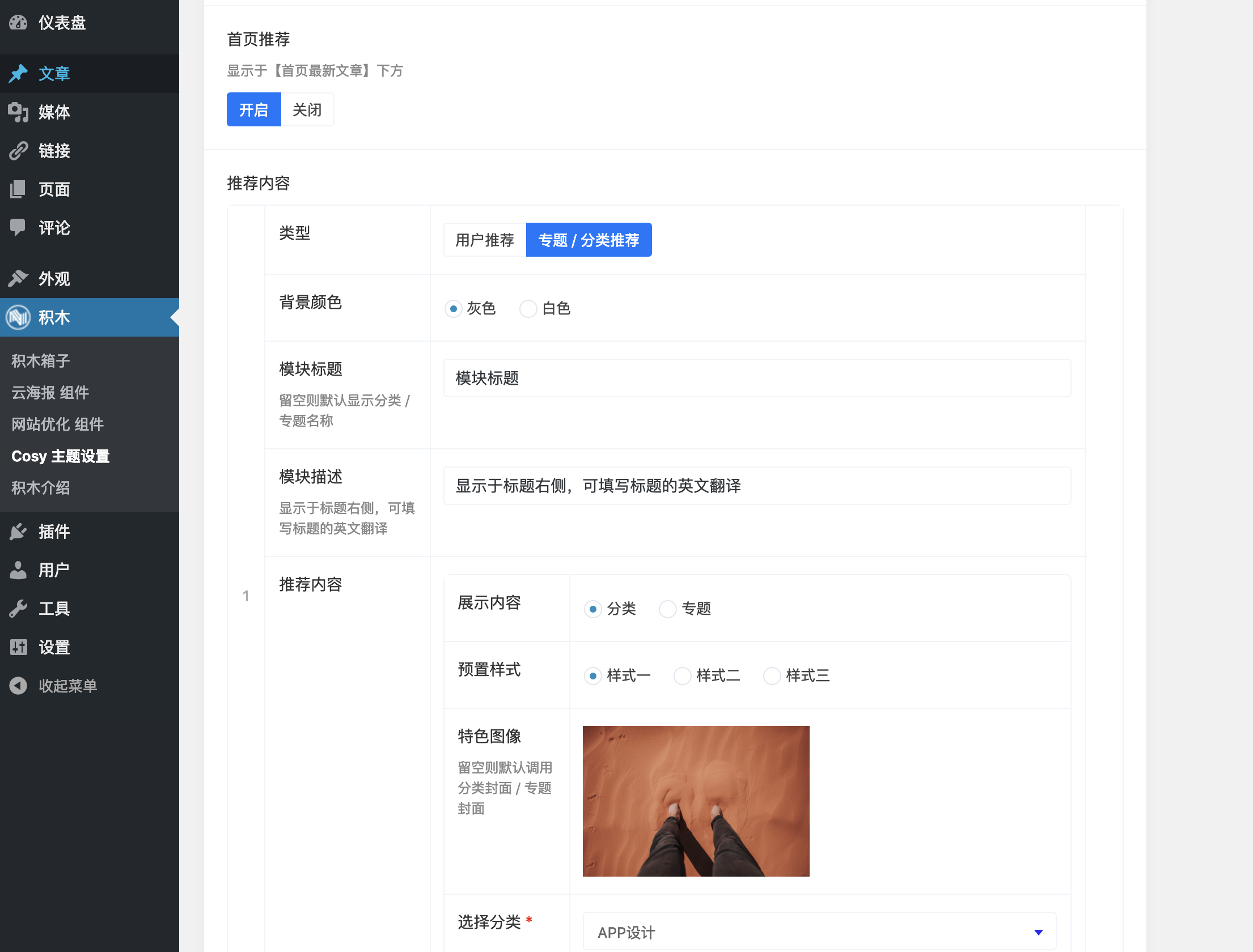 Cosy 主題使用教程-nicetheme_奈思主題